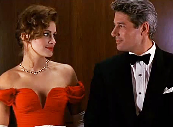 A still from one of my favorite romantic comedies, Pretty Woman.