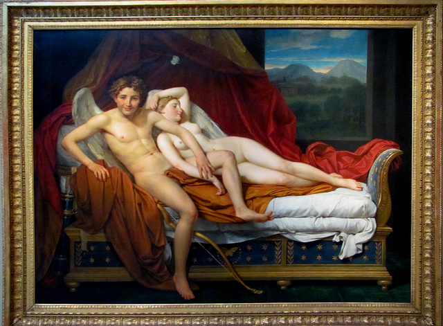 Cupid and Psyche by Jacques-Louis David at the Cleveland Museum of Art. Photo courtesy of rocor.