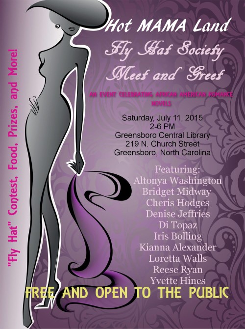 Hot M.A.M.A. Fly Hat Society Meet & Greet on July 11, 2015 in Greensboro, NC