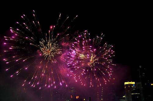 Fireworks courtesy of Eustaquio Santimano