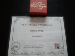 Hot MAMA Certificate of Welcome