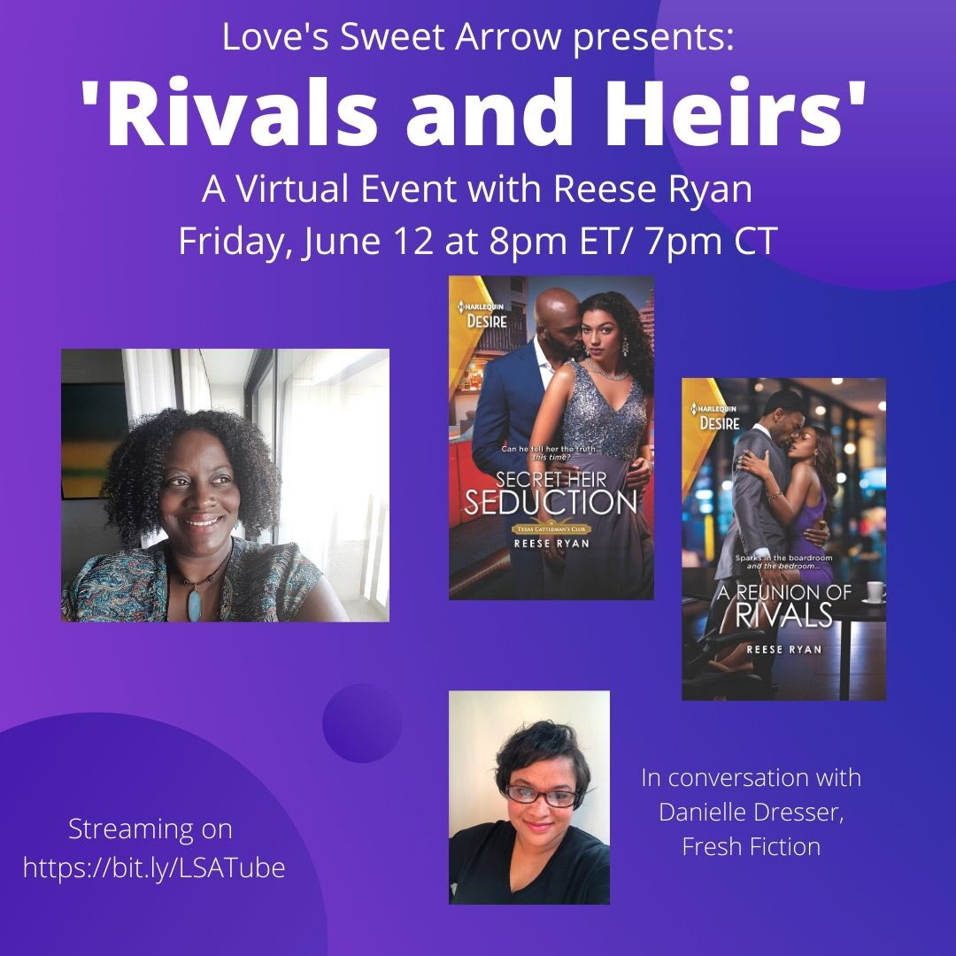 Rivals and Heirs event hosted by Love's Sweet Arrow Bookstore