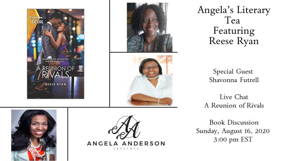 A REUNION OF RIVALS Book Chat on Angela's Literary Tea - Reese Rya...