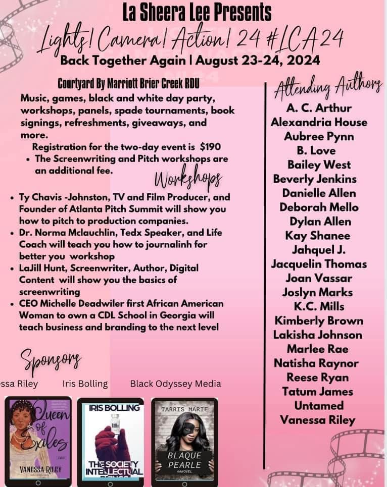 Lights, Camera, Action, 2024 Author List