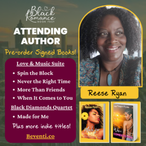 Reese Ryan is an attending author at Black Romance Book Fest 2026